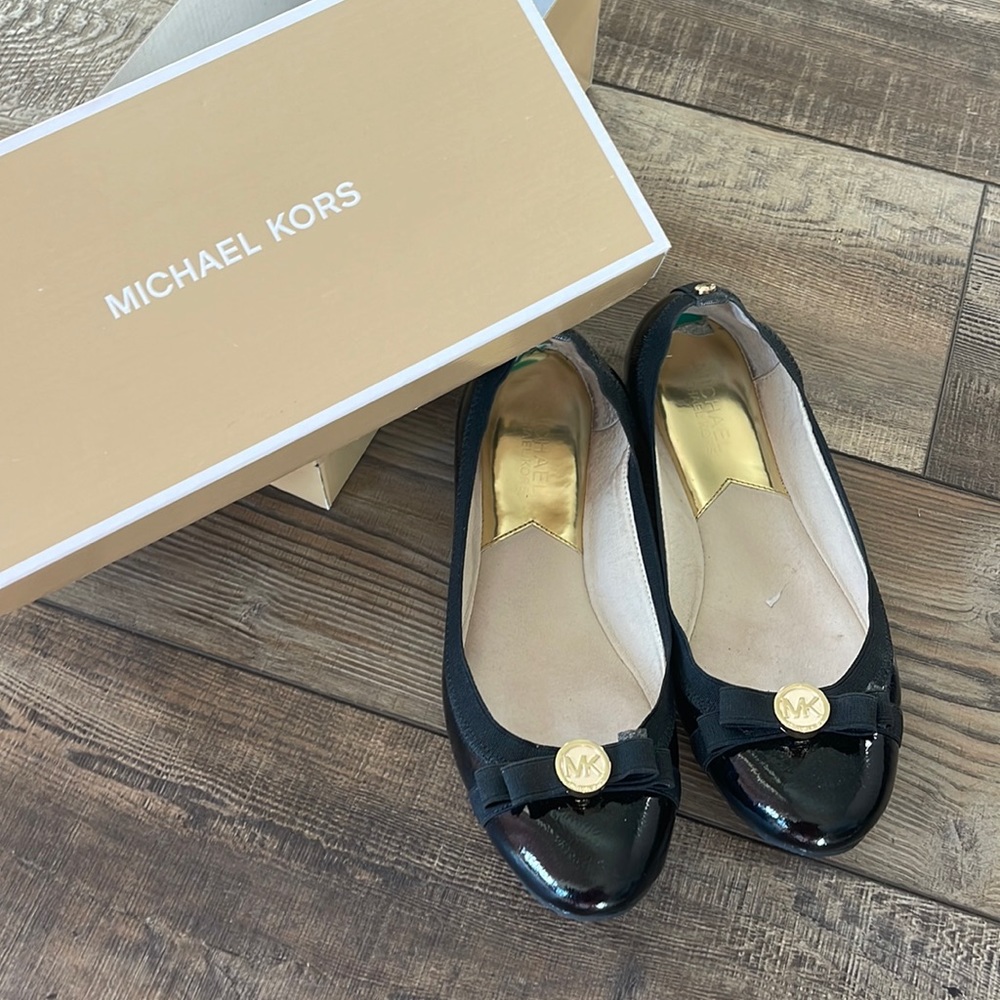 Black Michael Kors Flats